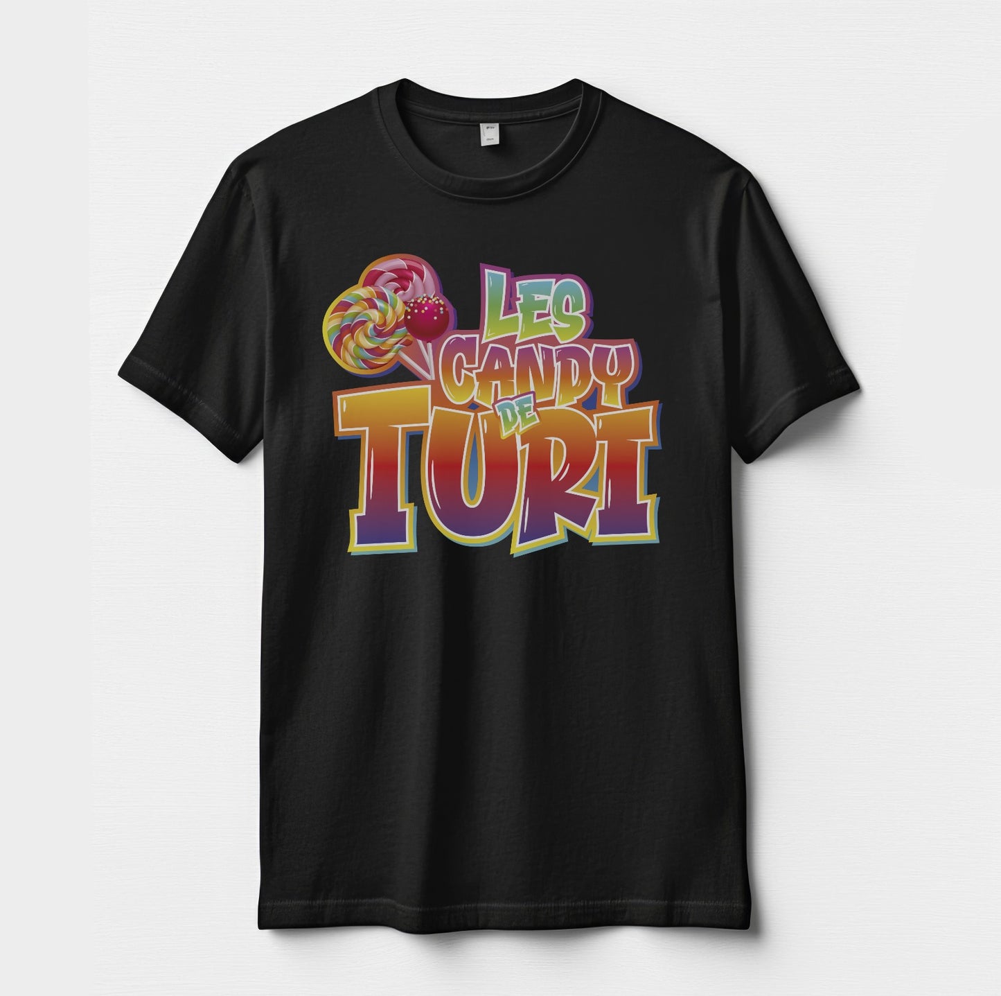 Tee-shirt Les Candy de Turi Noir