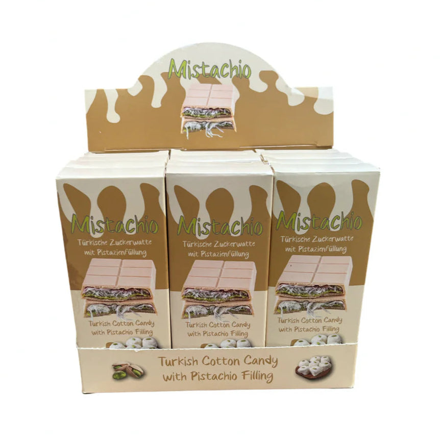 Mistachio chocolat blanc barbe à papa pistache 80G