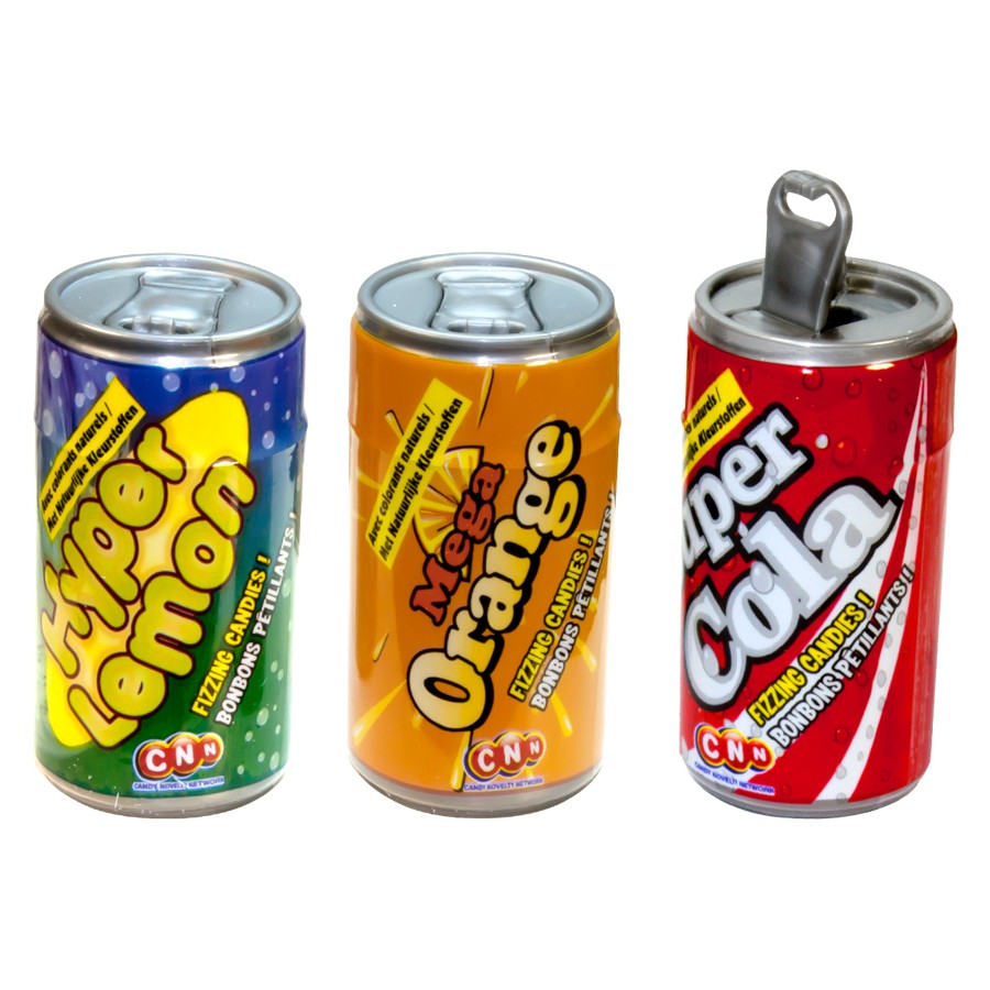Funny Candy Fizz Trio (lemon, orange et cola)