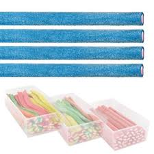 Jumbo Acides sucrés fizzy Blue bubble gum Halal 1X