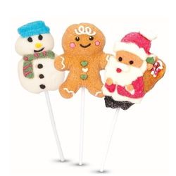 Fizzy Sucette de noël en marshmallow 1X