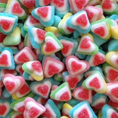 DULCEPLUS Coeurs 3D assortis sucrés