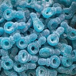 DULCEPLUS Tétines bleues à la framboise sucrés Halal