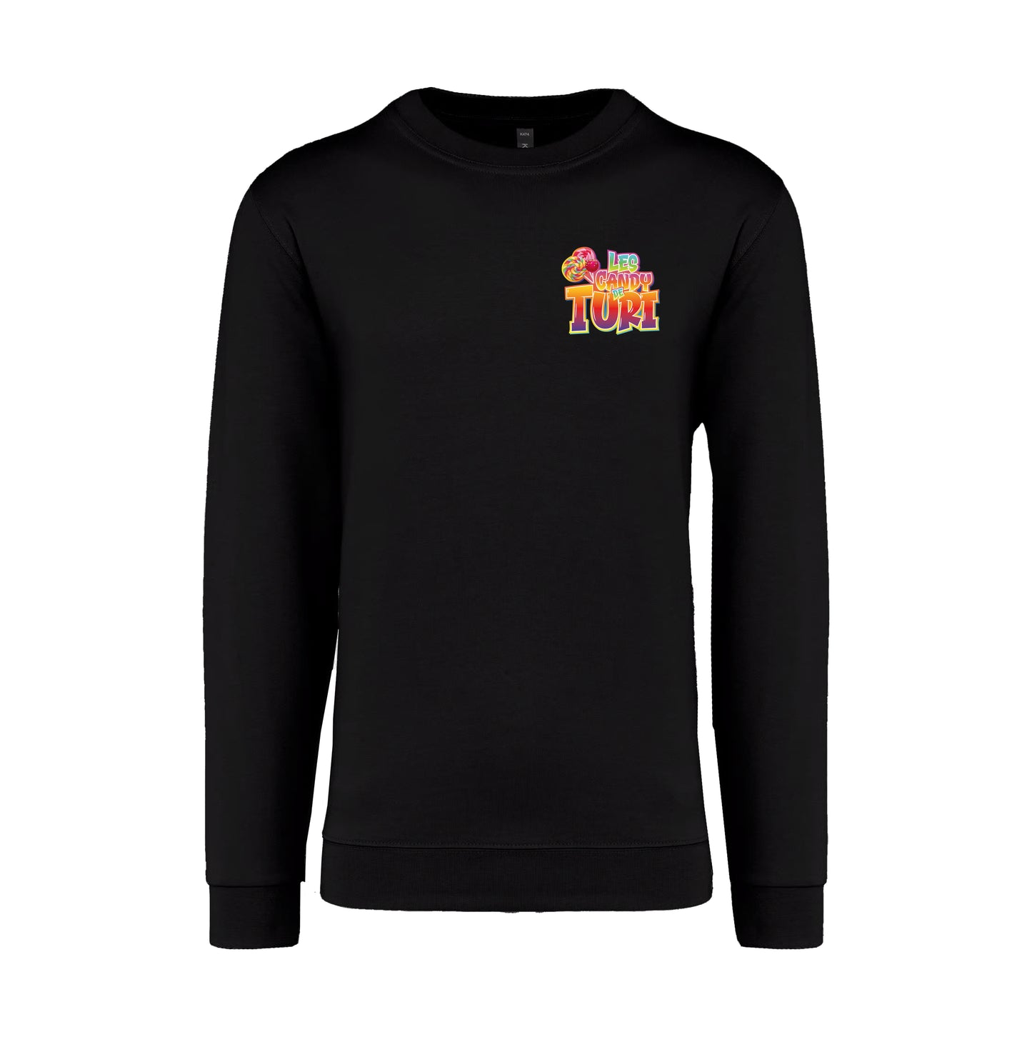 Sweat-shirt  Les Candy de Turi Noir