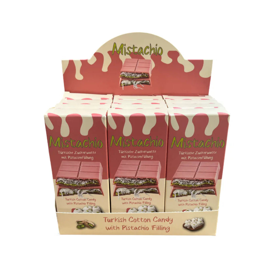 Mistachio chocolat ruby barbe à papa pistache 80G