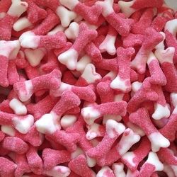 DULCEPLUS Os rouge et blanc sucrés Halal